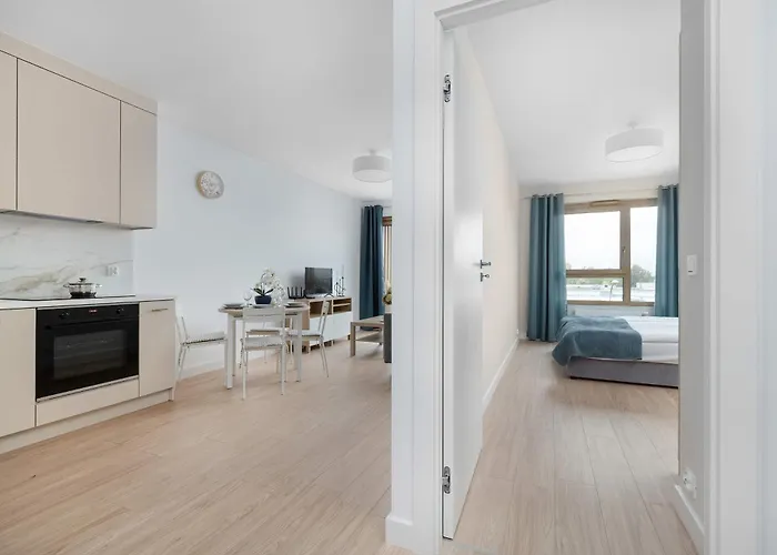 아파트 Michalczyka Modern With Parking And Balcony Next To The Odra River By Renters 브로츠와프