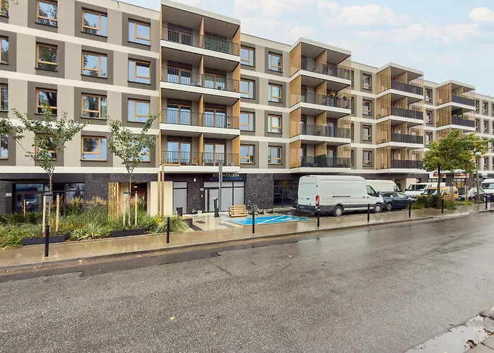 아파트 Michalczyka Modern With Parking And Balcony Next To The Odra River By Renters 브로츠와프